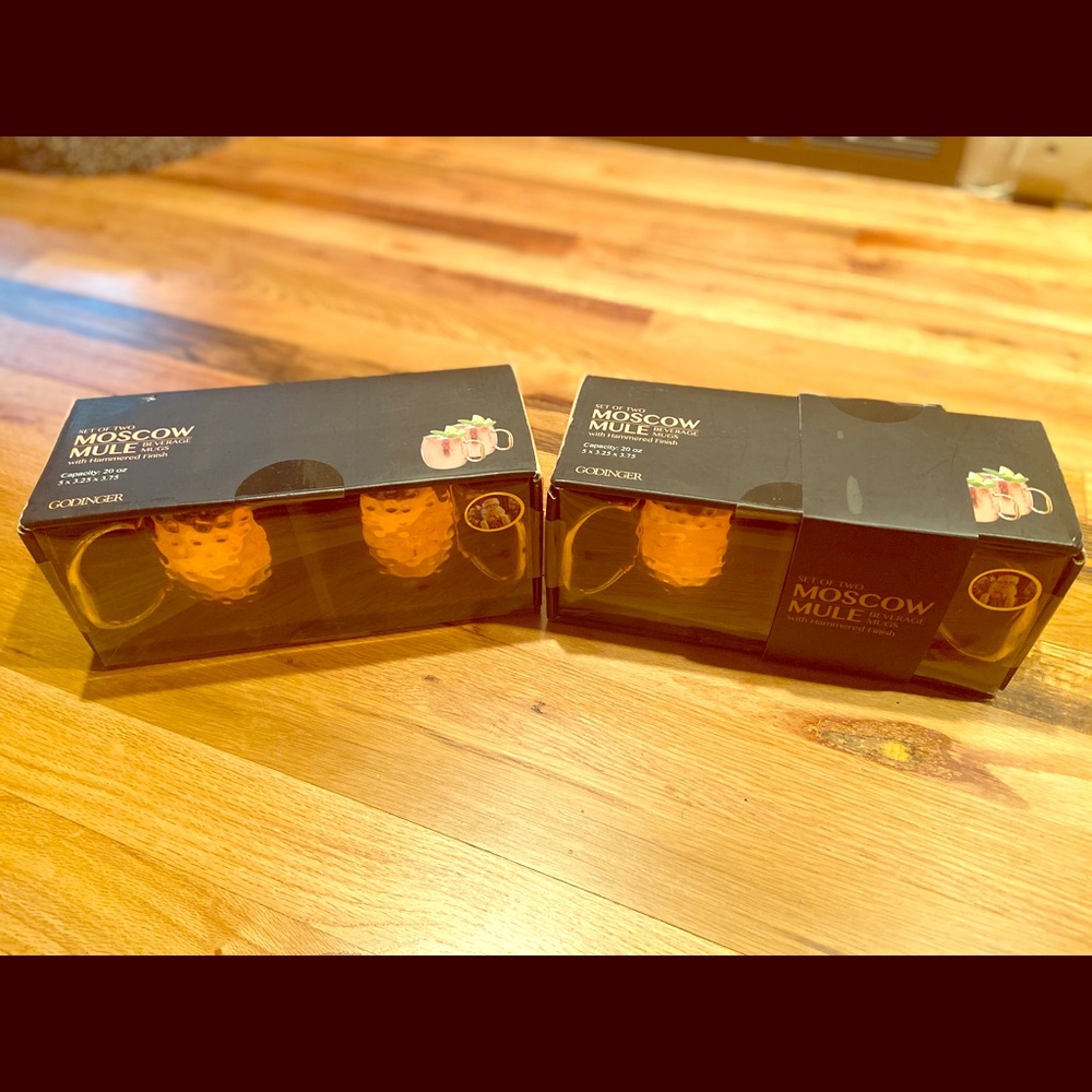 Moscow Mule Mugs (set of 2 $18)